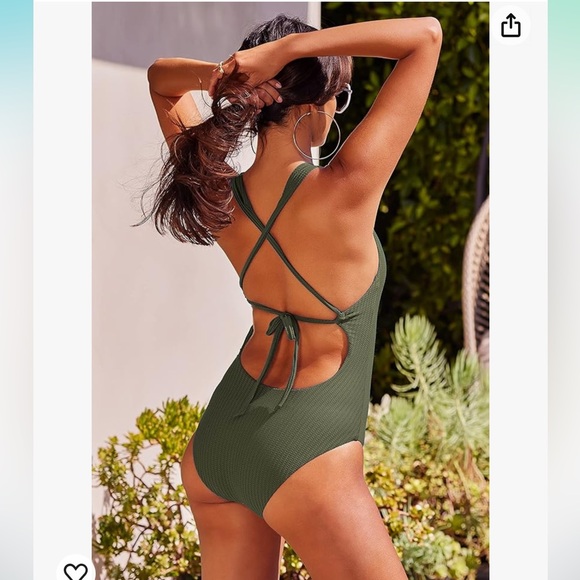 NWT Becca by Rebecca Virtue Line in The Sand Lainey Textured Rib Plunge One-Piec - Picture 3 of 12